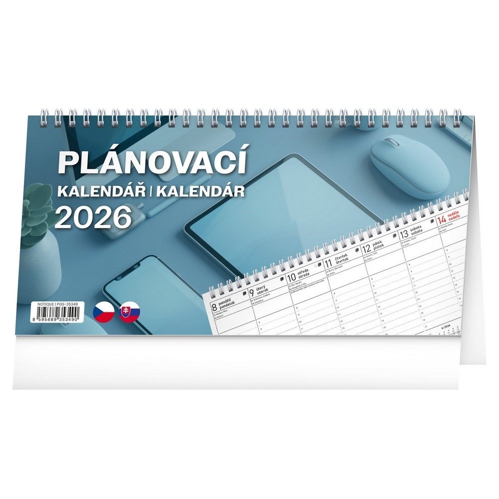 STOLNÍ KALENDÁŘ 2026 PLÁNOVACÍ