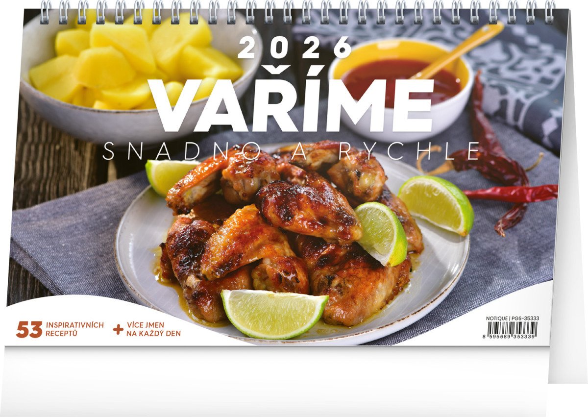 STOLNÍ KALENDÁŘ 2026 VAŘÍME SNADNO A RYCHLE