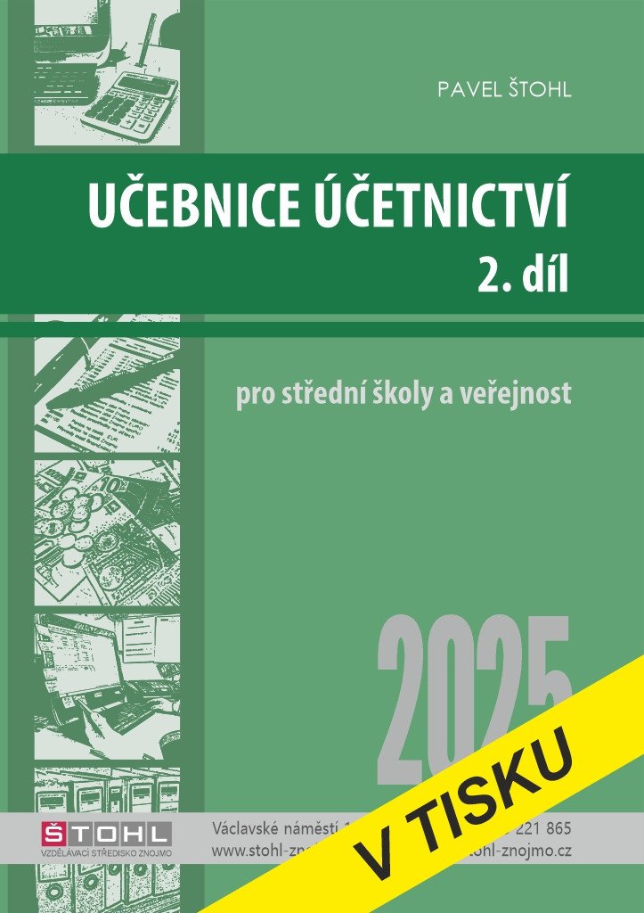 Obálka knihy UČEBNICE ÚČETNICTVÍ 2025 2.DÍL od autora Štohl Pavel