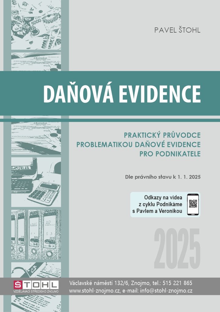 DAŇOVÁ EVIDENCE 2025 PRO PODNIKATELE