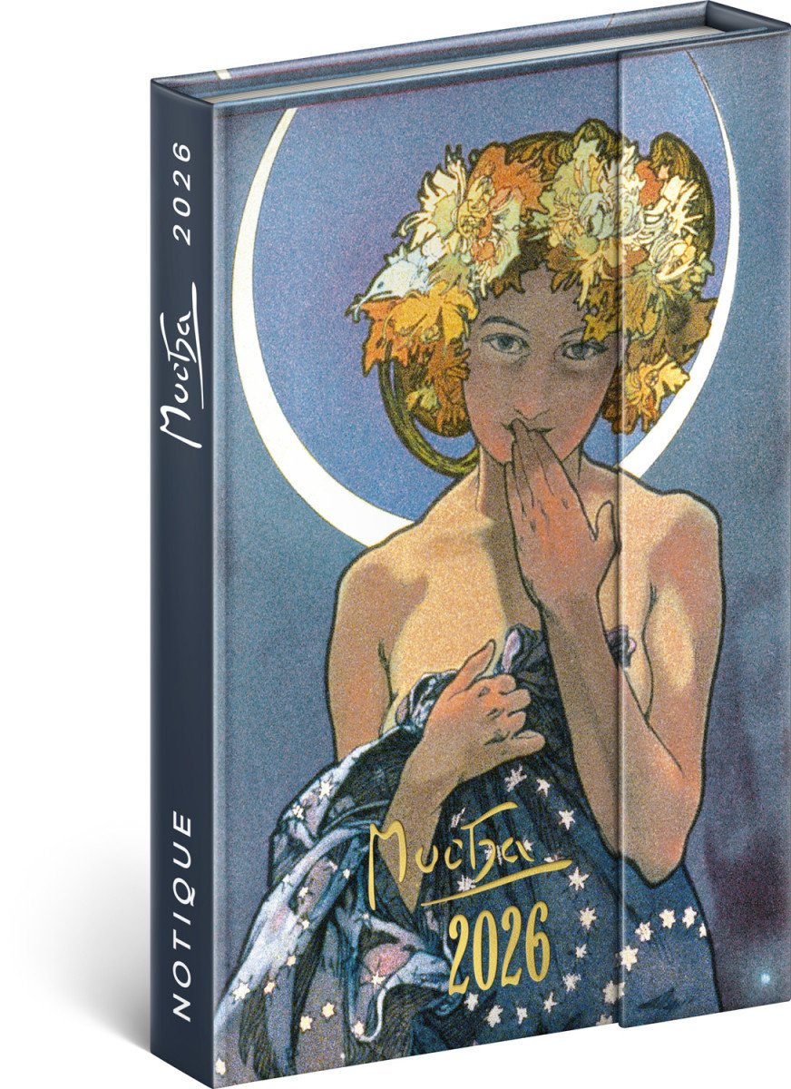 2026 DIÁŘ ALFONS MUCHA TÝDENNÍ MAGNETICKÝ