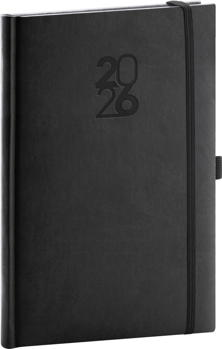 DIÁŘ 2026: APRINT TOP - ČERNÝ, TÝDENNÍ