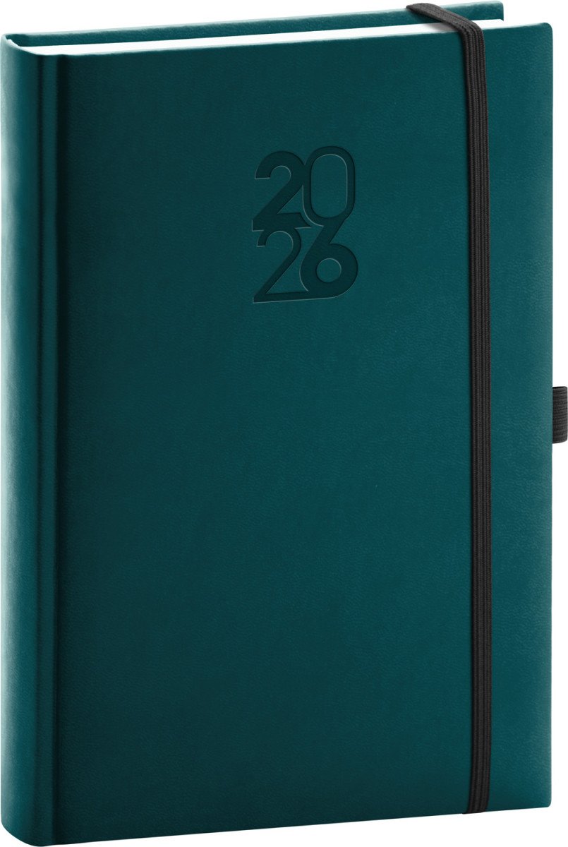 DIÁŘ 2026 DENNÍ APRINT TOP PETROLEJOVÝ