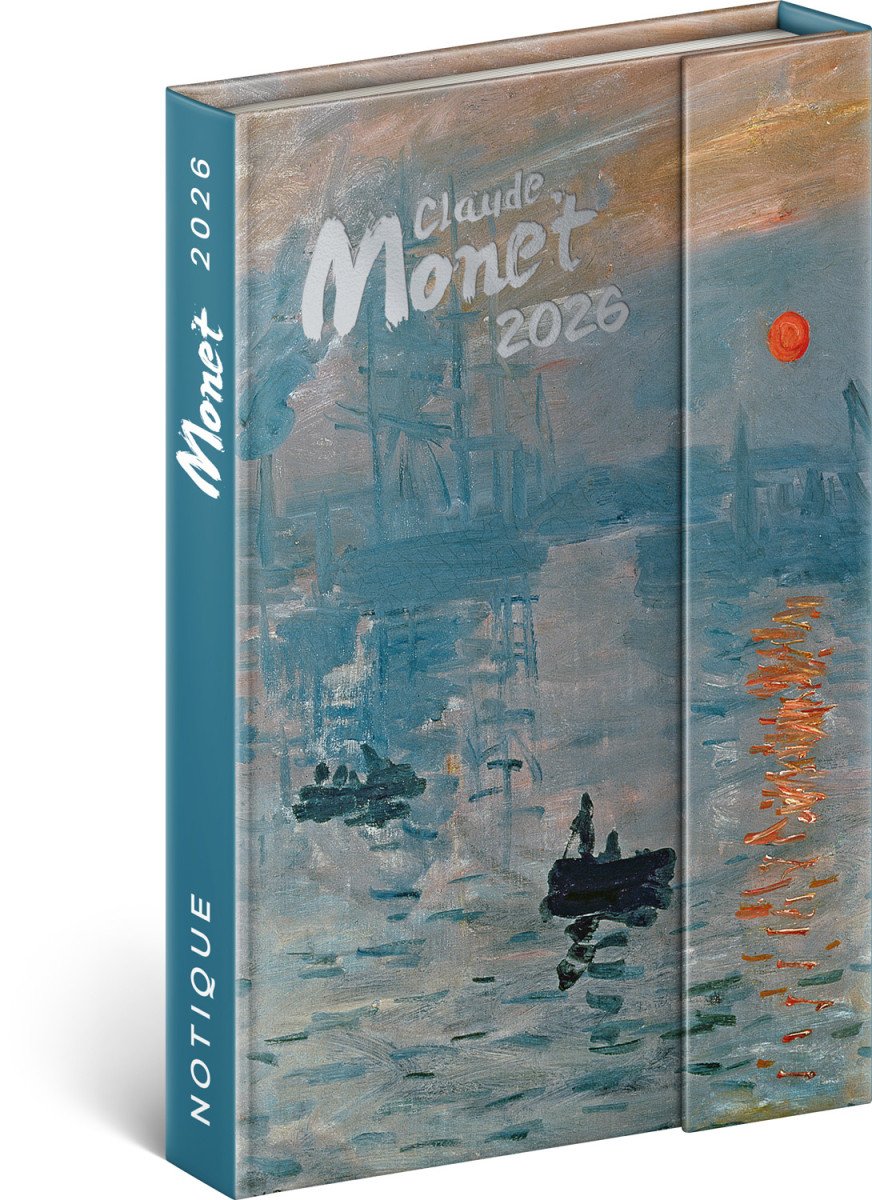Obálka knihy DIÁŘ 2026: CLAUDE MONET - TÝDENNÍ, MAGNETICKÝ od autora <br>