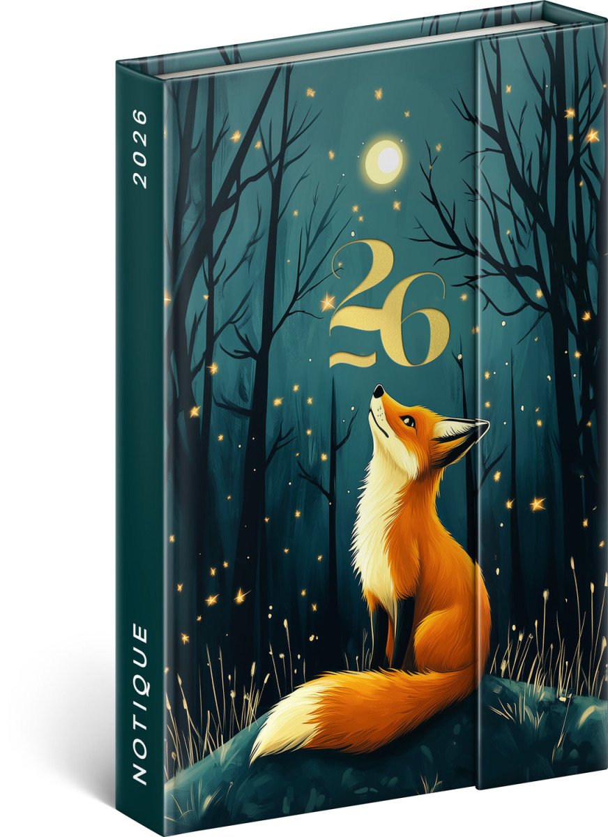 2026 DIÁŘ LIŠKA TÝDENNÍ MAGNETICKÝ