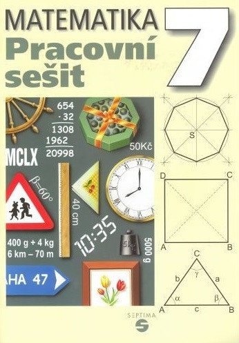 Obálka knihy MATEMATIKA 7 PRACOVNÍ SEŠIT /SEPTIMA/ od autora Hamerník Jan