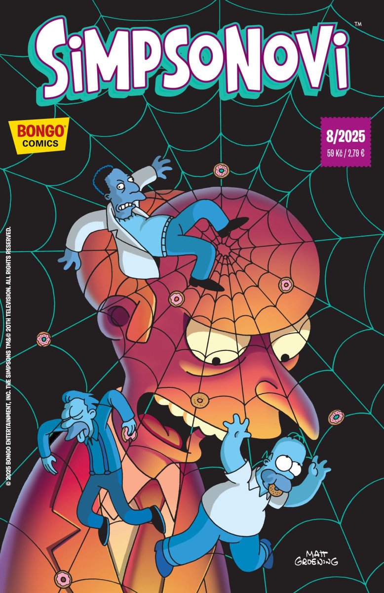 Obálka knihy SIMPSONOVI 8/2025 od autora <br>