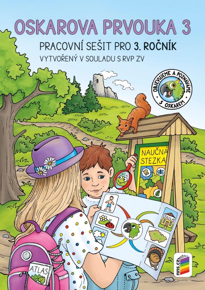 Obálka knihy OSKAROVA PRVOUKA 3 PS BAREVNÝ (3A-94) od autora Brom Z.,  Novotný M.