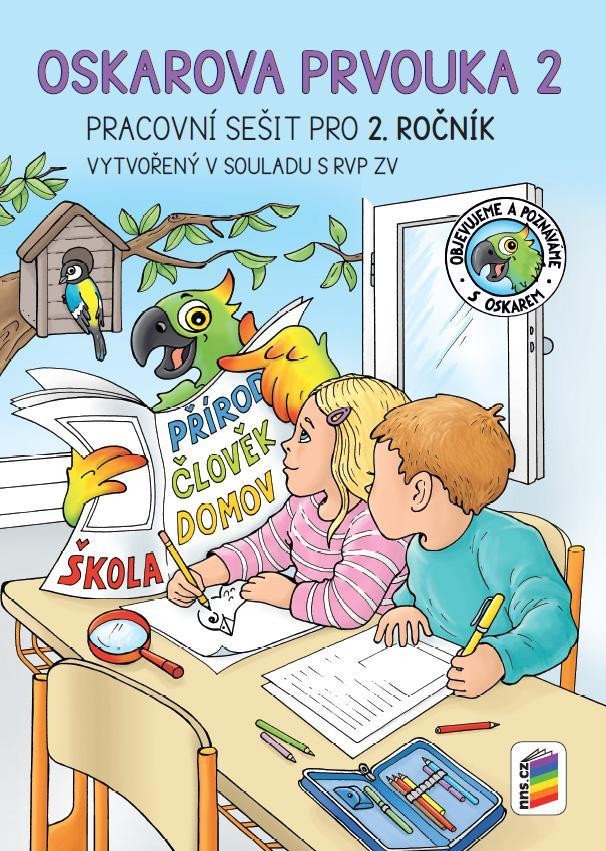 Obálka knihy OSKAROVA PRVOUKA 2 PS BAREVNÝ (2A-94) od autora Doležalová A.B.,  Novotný M.