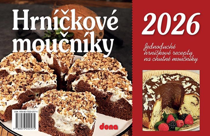 HRNÍČKOVÉ MOUČNÍKY 2026 - KALENDÁŘ STOLNÍ