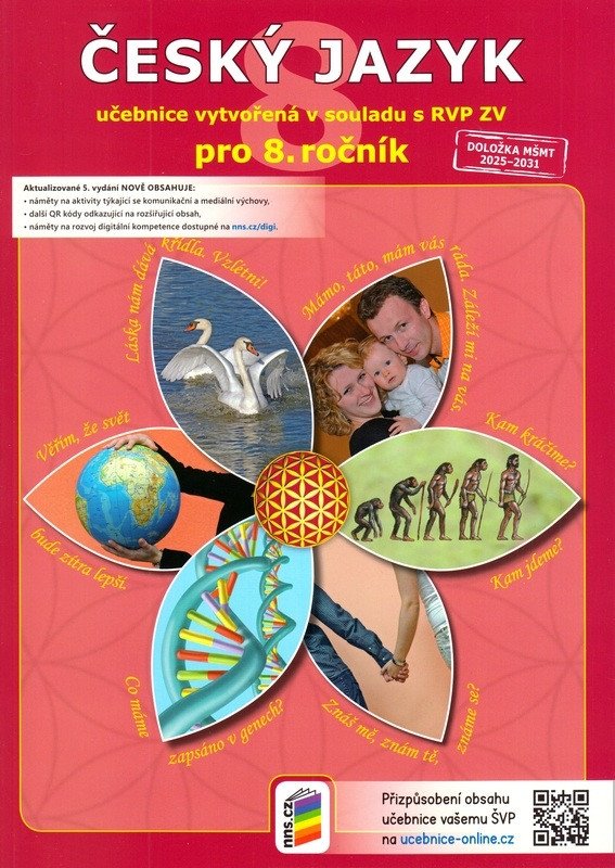 Obálka knihy ČESKÝ JAZYK 8 UČEBNICE PRO ZŠ (8-55) od autora Kvačková a kolektiv
