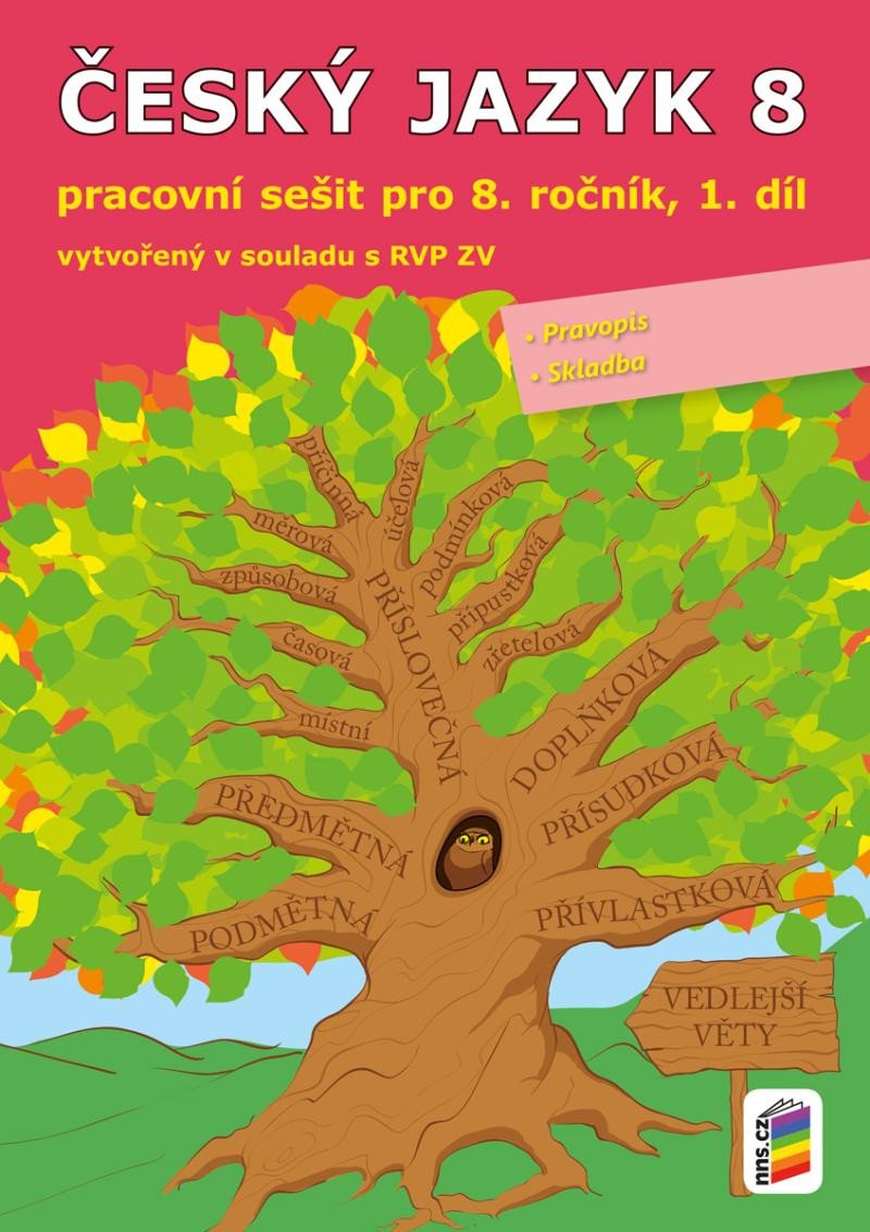 Obálka knihy ČESKÝ JAZYK 8 PRACOVNÍ SEŠIT 1.DÍL (8-56) od autora Bičanová Lenka