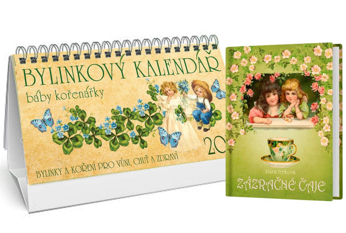 STOLNÍ KALENDÁŘ 2026 BYLINKOVÝ + ZÁZRAČNÉ ČAJE