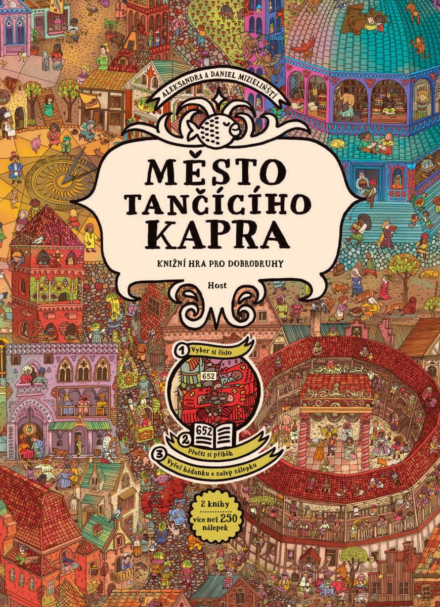 MĚSTO TANČÍCÍHO KAPRA KNIŽNÍ HRA PRO DOBRODRUHY