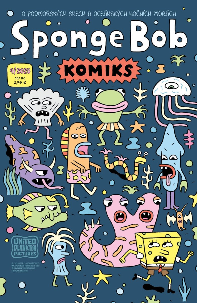 Obálka knihy SPONGEBOB 9/2025 od autora <br>