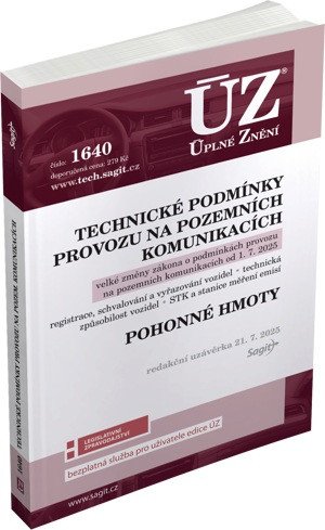 ÚZ 1640 TECHNICKÉ PODMÍNKY PROVOZU NA POZEMNÍCH K 21/7/25