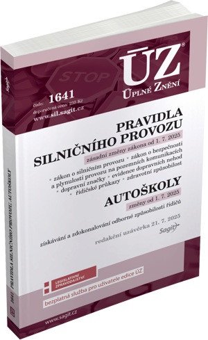 ÚZ 1641 PRAVIDLA SILNIČNÍHO PROVOZU K 21/7/25