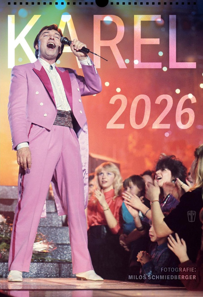 KAREL GOTT 2026 KALENDÁŘ NÁSTĚNNÝ