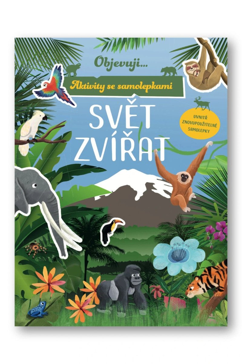 SVĚT ZVÍŘAT AKTIVITY SE SAMOLEPKAMI OBJEVUJI...
