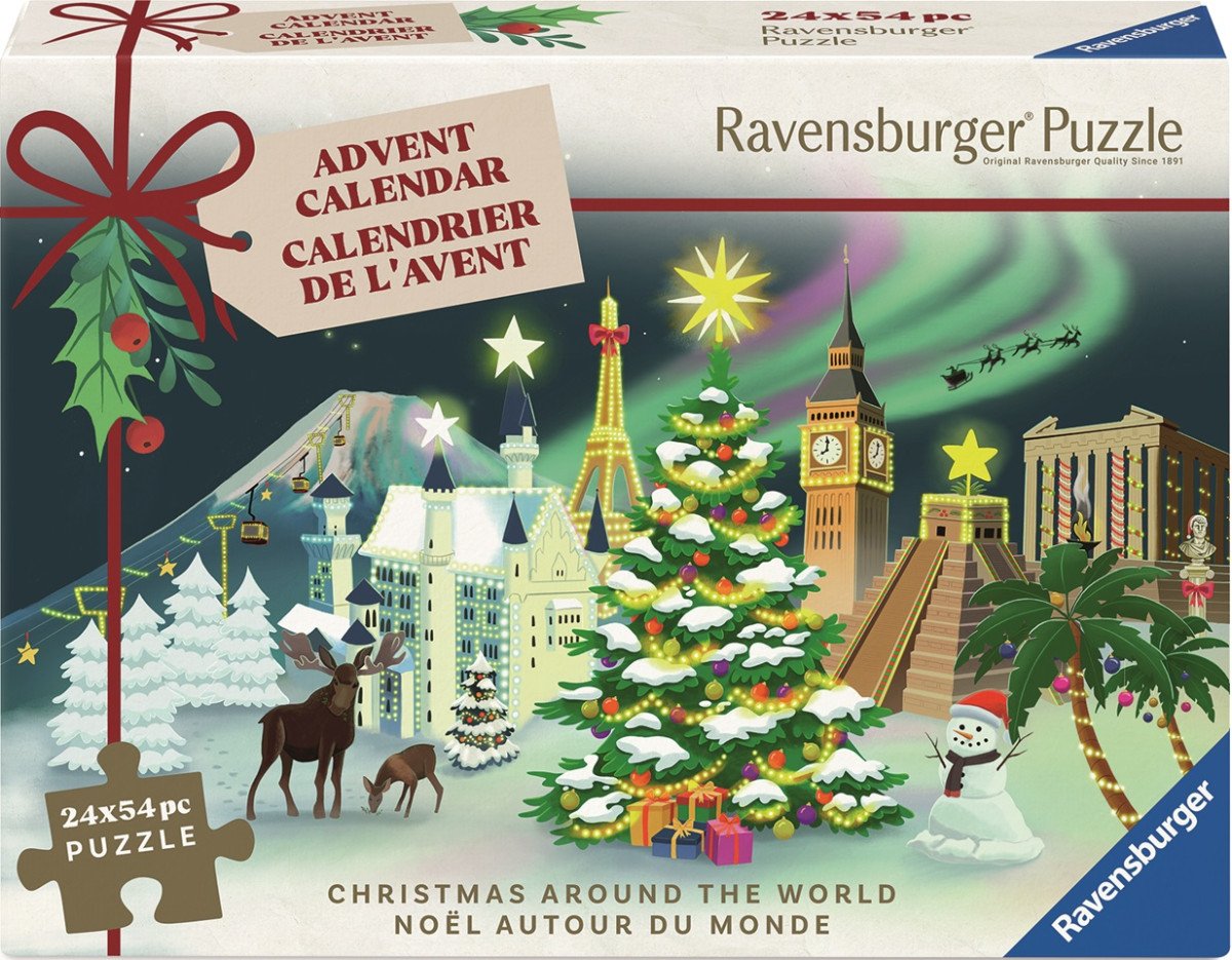 Obálka knihy MINIPUZZLE ADVENTNÍ KALENDÁŘ 2025 od autora <br>