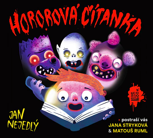 Obálka knihy HOROROVÁ ČÍTANKA CDMP3 (AUDIOKNIHA) od autora Nejedlý Jan