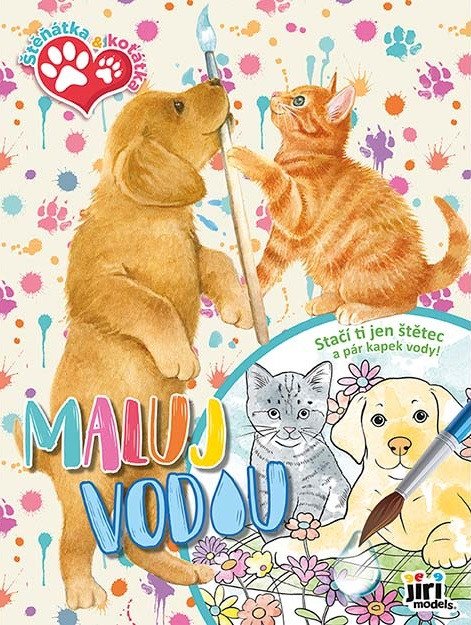 ŠTĚŇÁTKA A KOŤÁTKA MALUJ VODOU