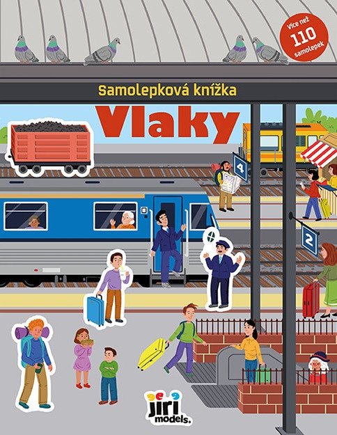 VLAKY SAMOLEPKOVÁ KNÍŽKA