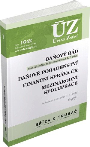 ÚZ 1642 DAŇOVÝ ŘÁD K 4/8/25
