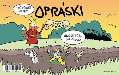 STOLNÍ KALENDÁŘ 2026 OPRÁSKI