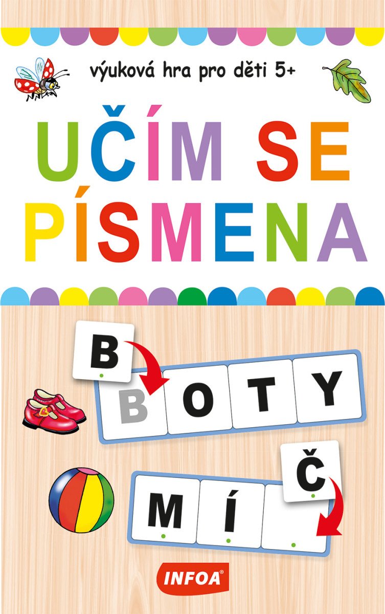 Obálka knihy VÝUKOVÁ HRA (KRABIČKA) - UČÍM SE PÍSMENA od autora <br>