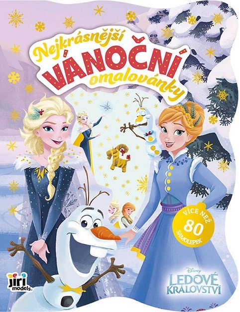 Obálka knihy LEDOVÉ KRÁLOVSTVÍ - NEJKRÁSNĚJŠÍ VÁNOČNÍ OMALOVÁNKY od autora <br>