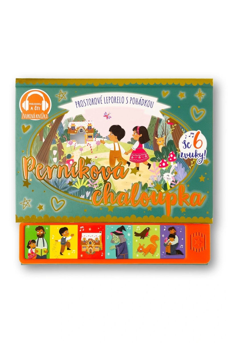 PERNÍKOVÁ CHALOUPKA PROSTOROVÉ LEPO SE 6 ZVUKY