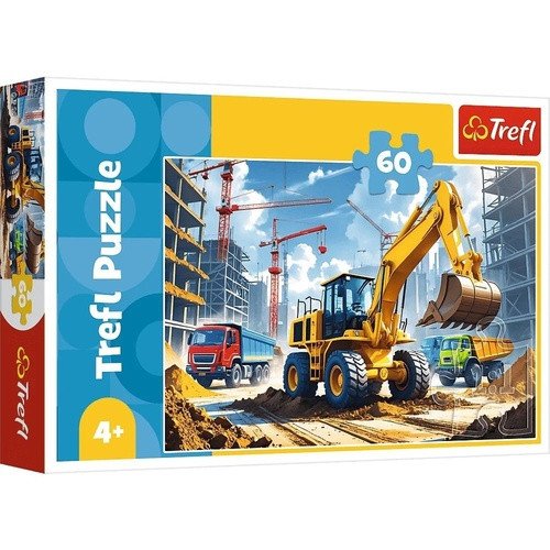 PUZZLE TRAKTOR S RYPADLONAKLADAČEM 60 DÍ