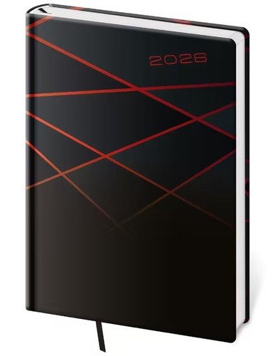 DIÁŘ 2026 TÝDENNÍ A5 VARIO BLACK DESIGN