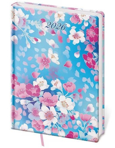 DIÁŘ 2026 DENNÍ A5 VARIO LYRA BLOSSOM