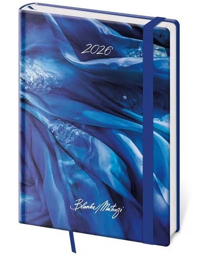 DIÁŘ 2026 DENNÍ A5 VARIO MATRAGI BLUE S GUMIČKOU