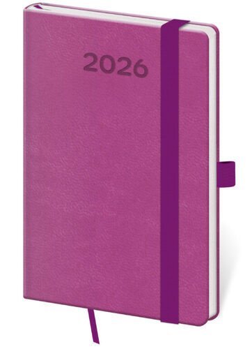 DIÁŘ 2026 KAPESNÍ PRINT POP FIALOVÝ