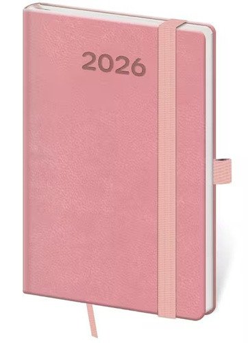 DIÁŘ 2026 KAPESNÍ PRINT POP RŮŽOVÝ