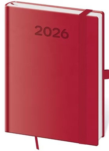 DIÁŘ 2026 TÝDENNÍ B6 PRINT POP MALINOVÝ