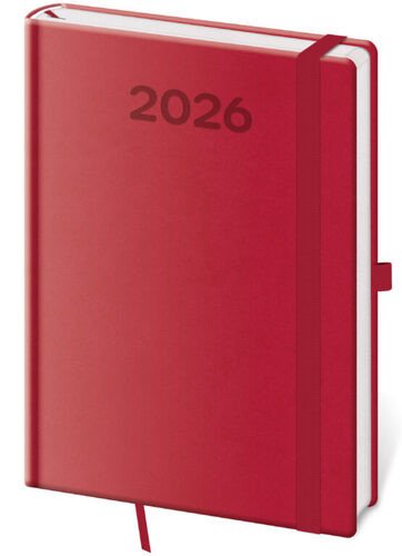 DIÁŘ 2026 TÝDENNÍ A5 PRINT POP MALINOVÝ