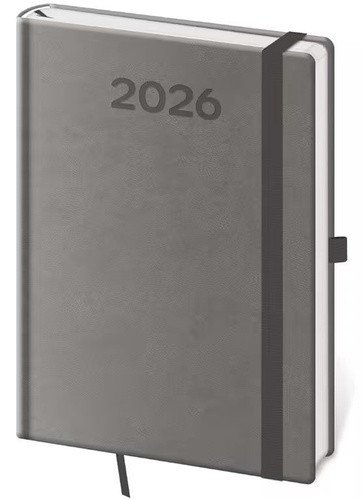 DIÁŘ 2026 TÝDENNÍ A5 PRINT POP ŠEDÝ