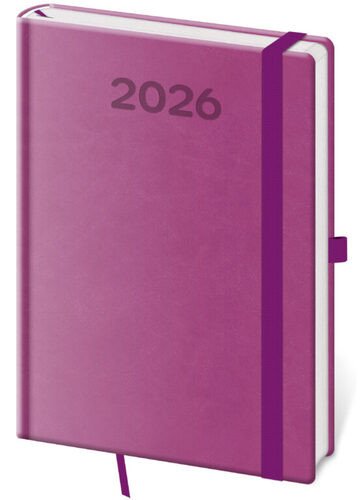 DIÁŘ 2026 TÝDENNÍ A5 PRINT POP FIALOVÝ