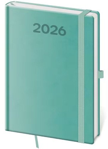 DIÁŘ 2026 DENNÍ A5 PRINT POP SVĚTLE ZELENÝ