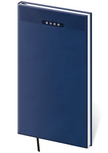 DIÁŘ 2026 KAPESNÍ PRINT CLASSIC MODRÝ