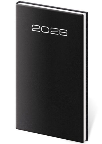 DIÁŘ 2026 TÝDENNÍ KAPESNÍ OLD KARACHI ČERNÝ