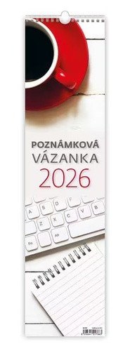2026 POZNÁMKOVÁ VÁZANKA NÁSTĚNNÝ ÚZKÝ
