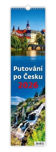 2026 PUTOVÁNÍ PO ČESKU NÁSTĚNNÝ ÚZKÝ