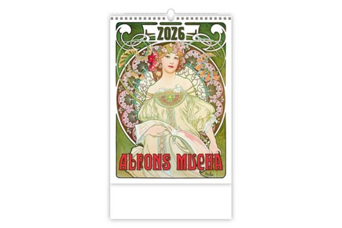 2026 ALFONS MUCHA NÁSTĚNNÝ