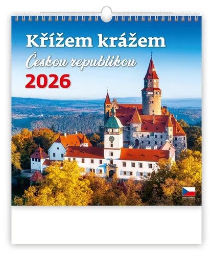 2026 KŘÍŽEM KRÁŽEM ČR NÁSTĚNNÝ