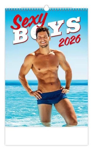 NÁSTĚNNÝ KALENDÁŘ 2026 SEXY BOYS